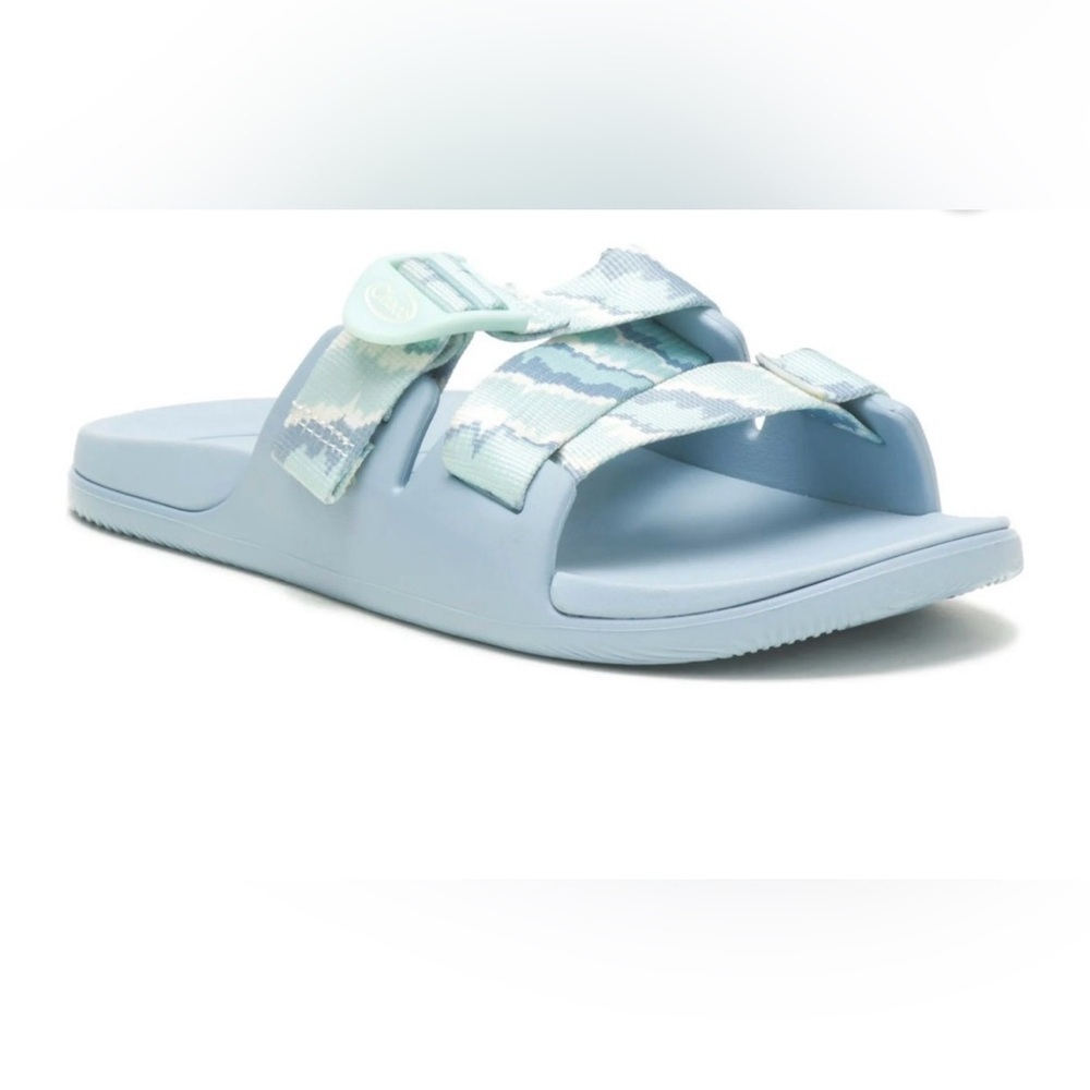 New Chaco Women’s Chillos Slide Sandal Tinge Sky Blue Size 6